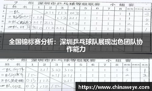 全国锦标赛分析：深圳乒乓球队展现出色团队协作能力